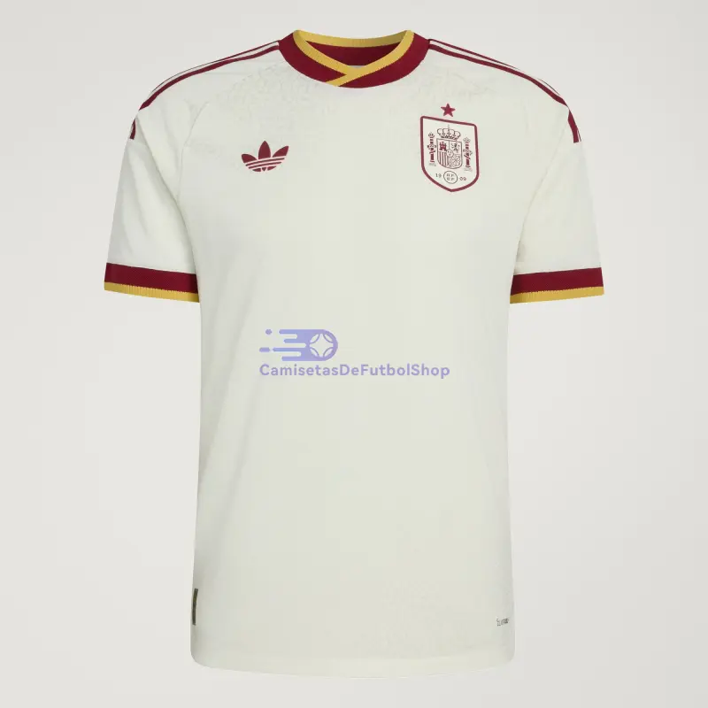 Camiseta España 2ª Equipación Mundial 2026 Blanco Edición Campeones
