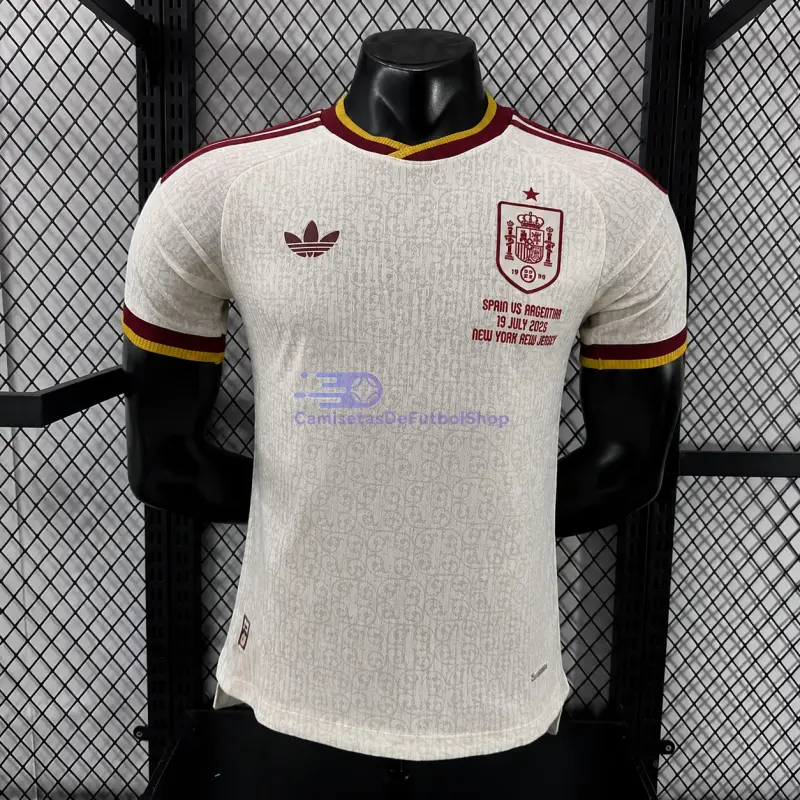 Camiseta España 2026 2ª Equipación Mundial Blanco Edición Final (EDICIÓN JUGADOR)