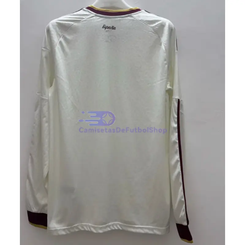 Camiseta España 2026 2ª Equipación Mundial ML Blanco 2 Estrellas
