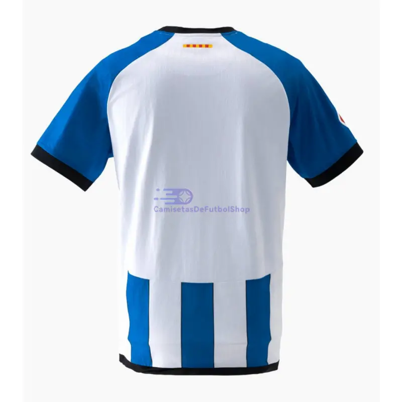Camiseta Espanyol 2026/2027 1ª Equipación Azul/Blanco con Parche La Liga