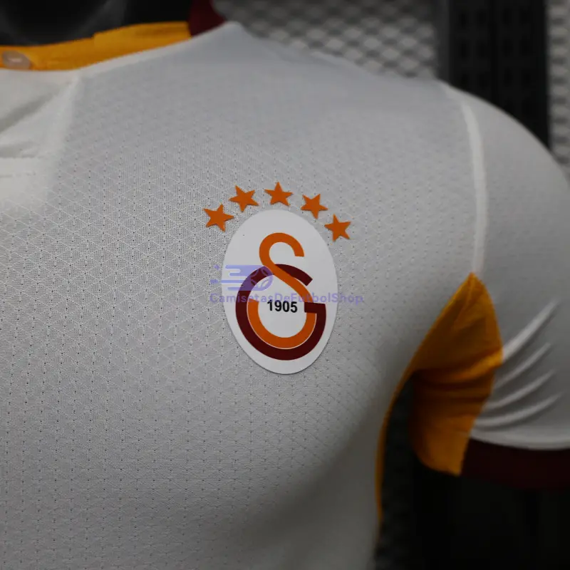Camiseta Galatasaray 2026/2027 2ª Equipación Blanco/Naranja (EDICIÓN JUGADOR)