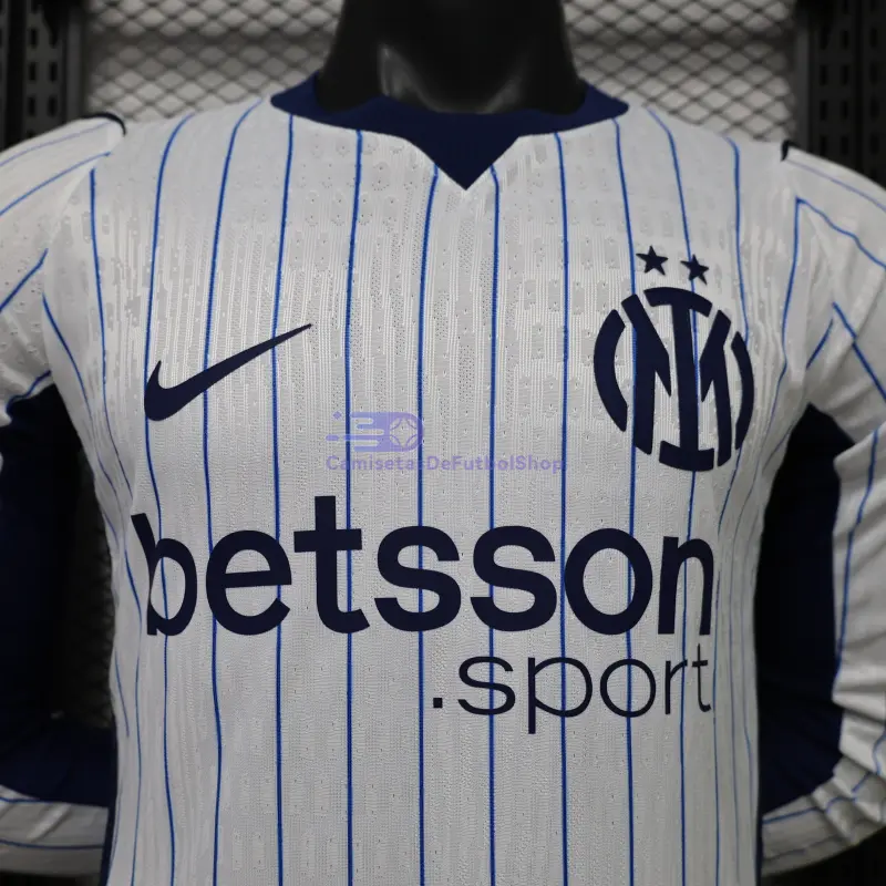Camiseta Inter de Milan 2026/2027 2ª Equipación ML Blanco (EDICIÓN JUGADOR)