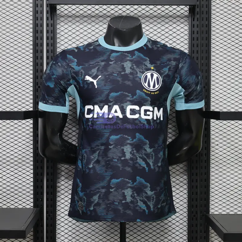 Camiseta Olympique Marsella 2026/2027 2ª Equipación Azul Marino (EDICIÓN JUGADOR)