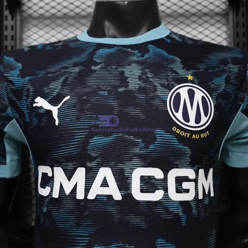 Camiseta Olympique Marsella 2026/2027 2ª Equipación Azul Marino (EDICIÓN JUGADOR)