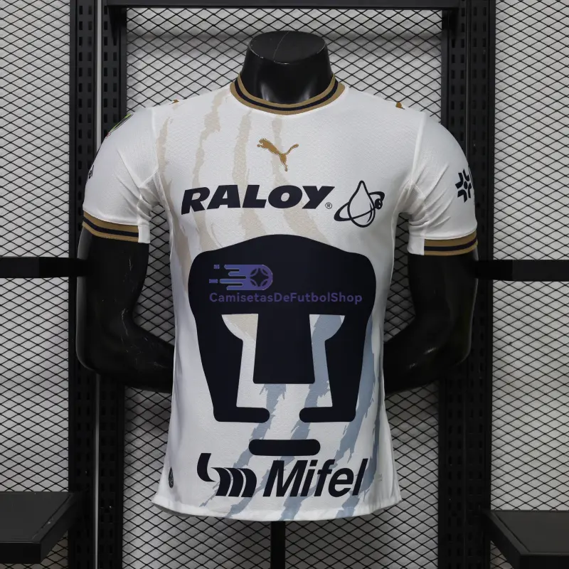 Camiseta Pumas UNAM 2026/2027 2ª Equipación Blanco (EDICIÓN JUGADOR)