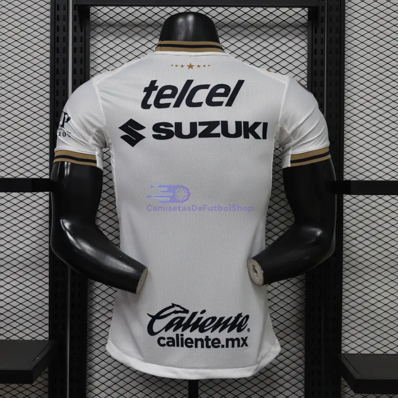 Camiseta Pumas UNAM 2026/2027 2ª Equipación Blanco (EDICIÓN JUGADOR)