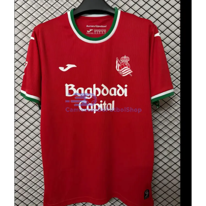 Camiseta Real Sociedad 2026/2027 3ª Equipación Rojo con Parche La Liga