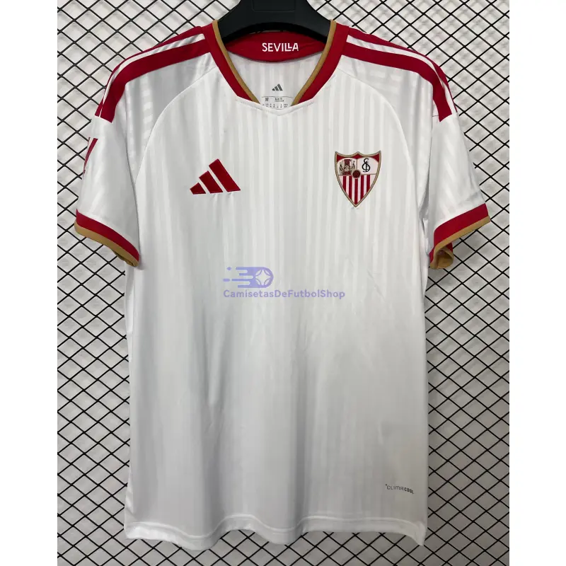 Camiseta Sevilla FC 2026/2027 1ª Equipación Blanco con Parche La Liga