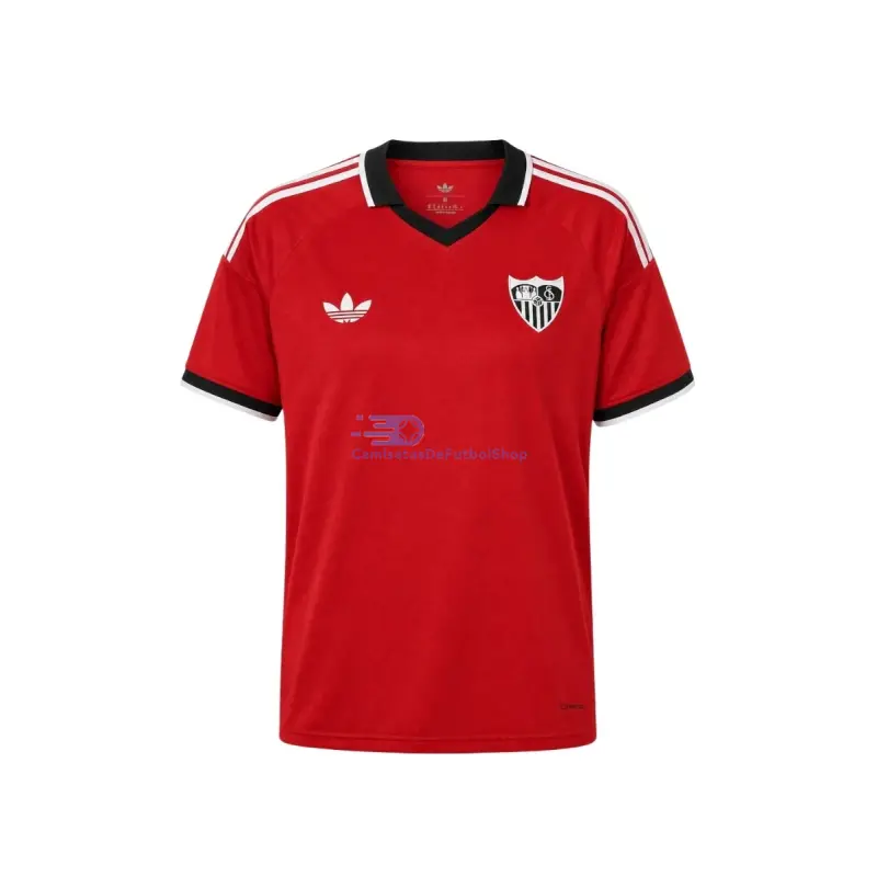 Camiseta Sevilla FC 2026/2027 2ª Equipación Rojo con Parche La Liga