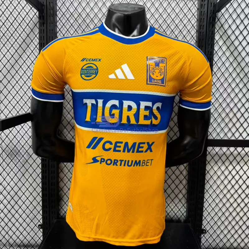 Camiseta Tigres UANL 2026/2027 1ª Equipación Amarillo (EDICIÓN JUGADOR)