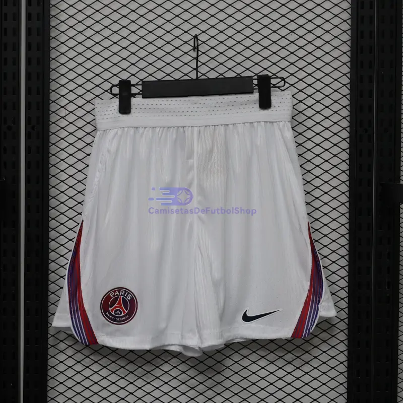 Pantalón Corto PSG 2026/2027 2ª Equipación Blanco (EDICIÓN JUGADOR)