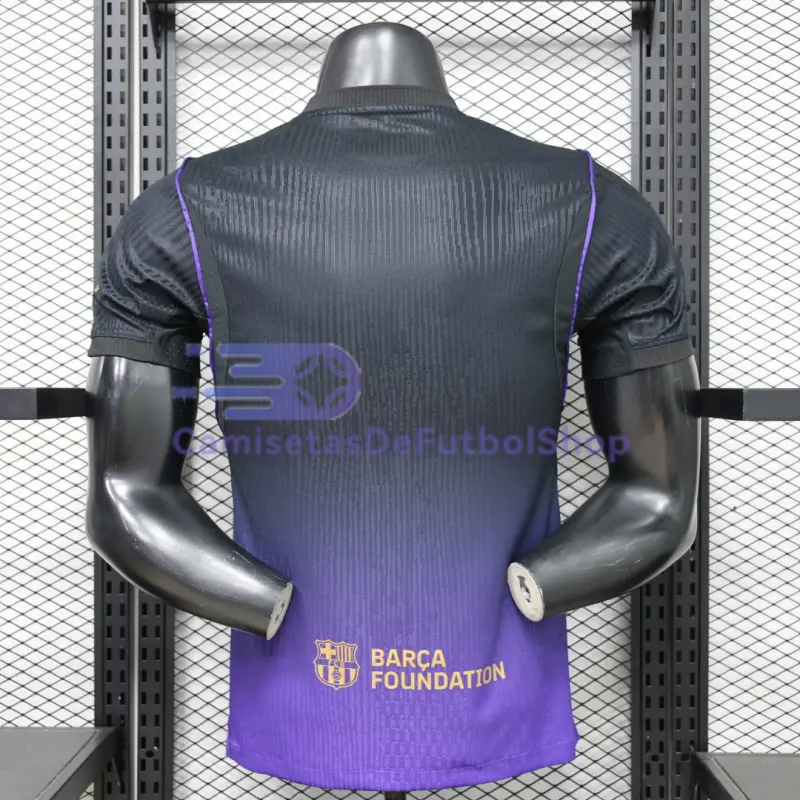 Camiseta Barcelona 2026/2027 2ª Equipación Negro/Morado (EDICIÓN JUGADOR)