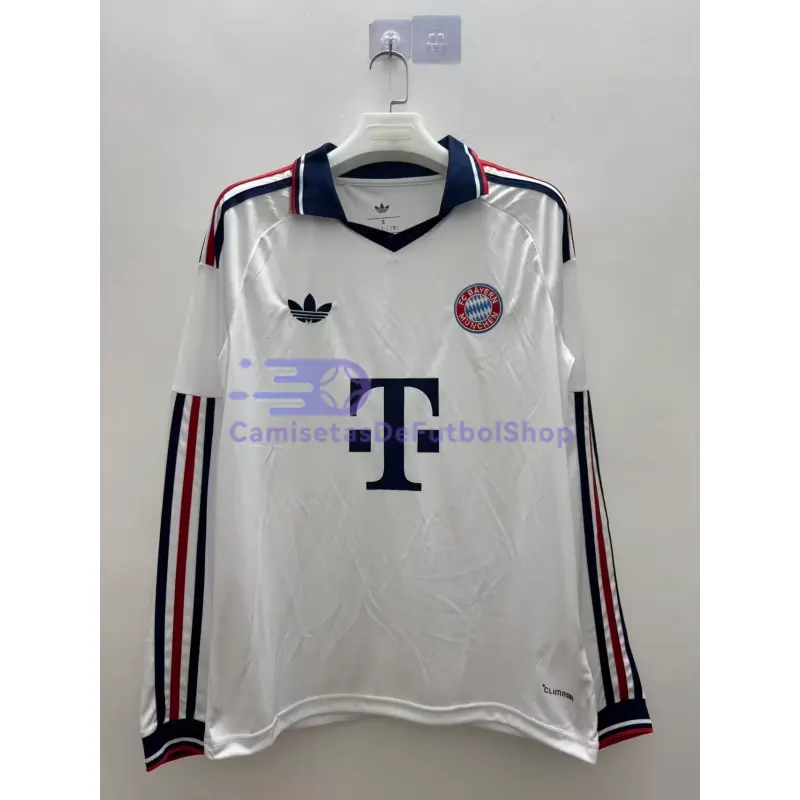 Camiseta Bayern Múnich 2026/2027 2ª Equipación ML Blanco