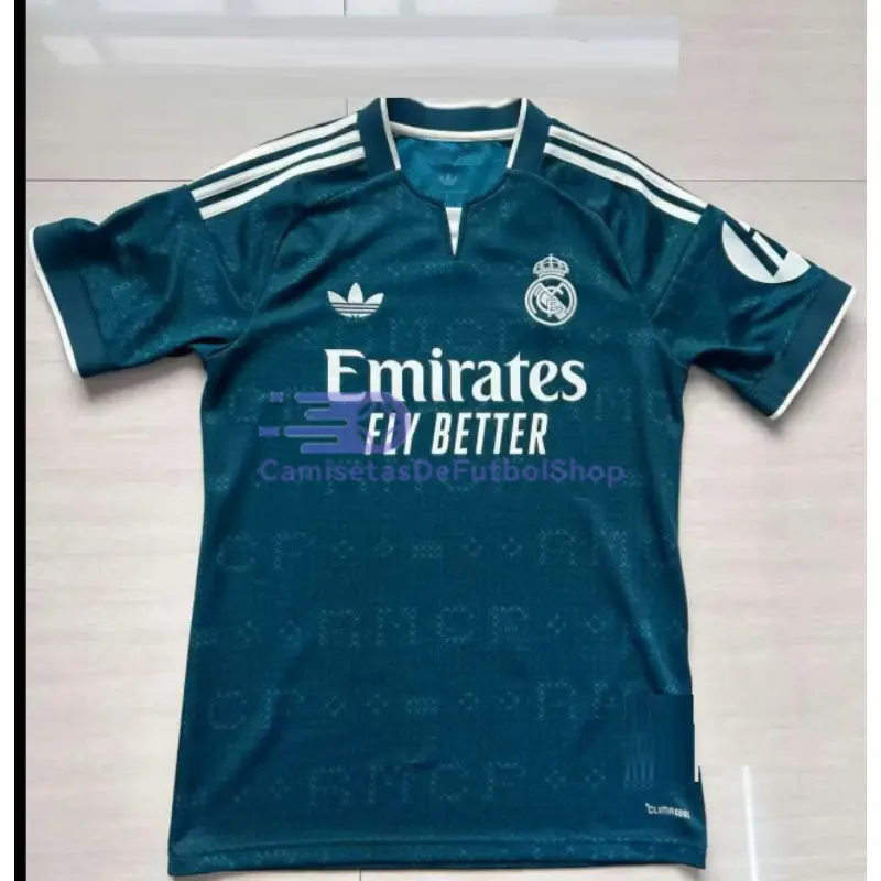 Camiseta Real Madrid 2026/2027 2ª Equipación Verde Oscuro con Parche HP