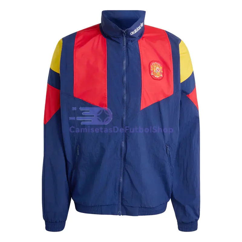 Cortavientos España 2026 Edición Rtero Rojo/Azul