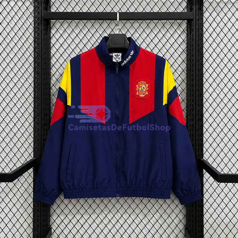 Cortavientos España 2026 Edición Rtero Rojo/Azul