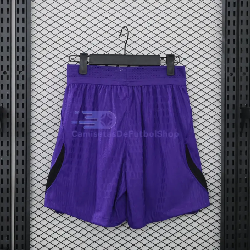 Pantalón Corto Barcelona 2026/2027 2ª Equipación Negro/Morado (EDICIÓN JUGADOR)