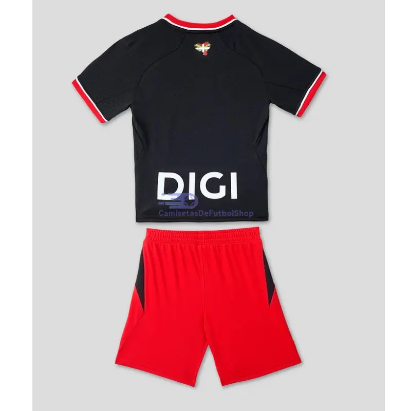 Camiseta Athletic de Bilbao 2026/2027 2ª Equipación Negro Niño Kit