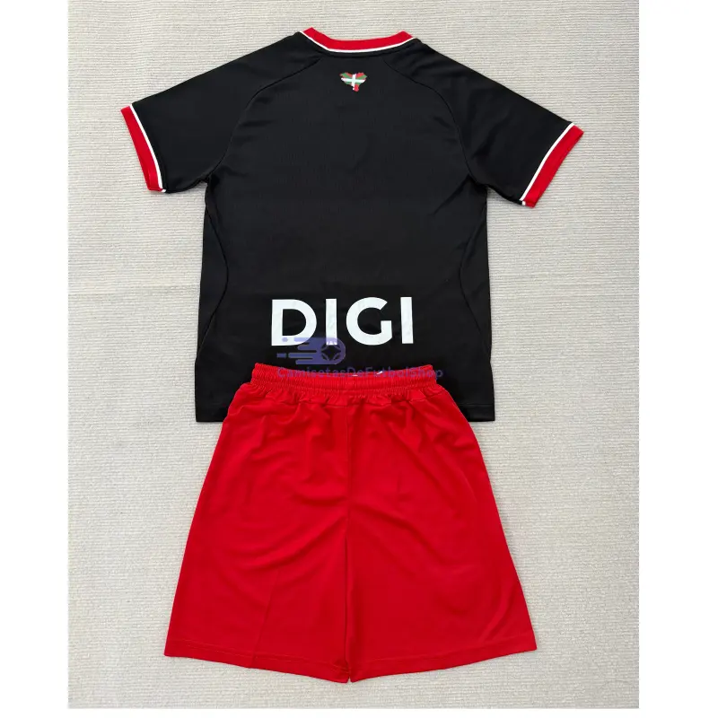 Camiseta Athletic de Bilbao 2026/2027 2ª Equipación Negro Niño Kit