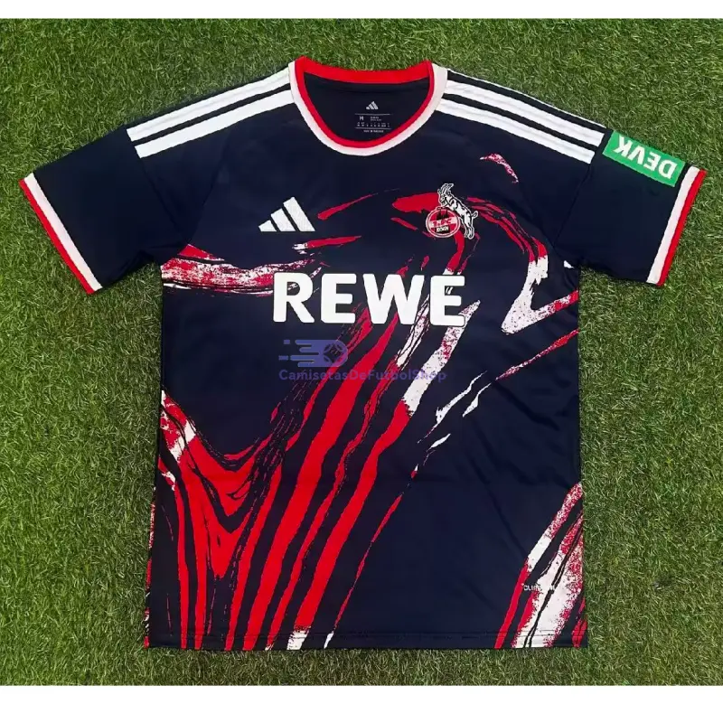 Camiseta FC Köln 2026/2027 3ª Equipación Azul Marino/Rojo