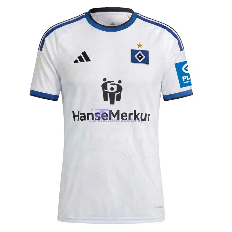 Camiseta Hamburger SV 2026/2027 1ª Equipación Blanco con Parche Bundesliga