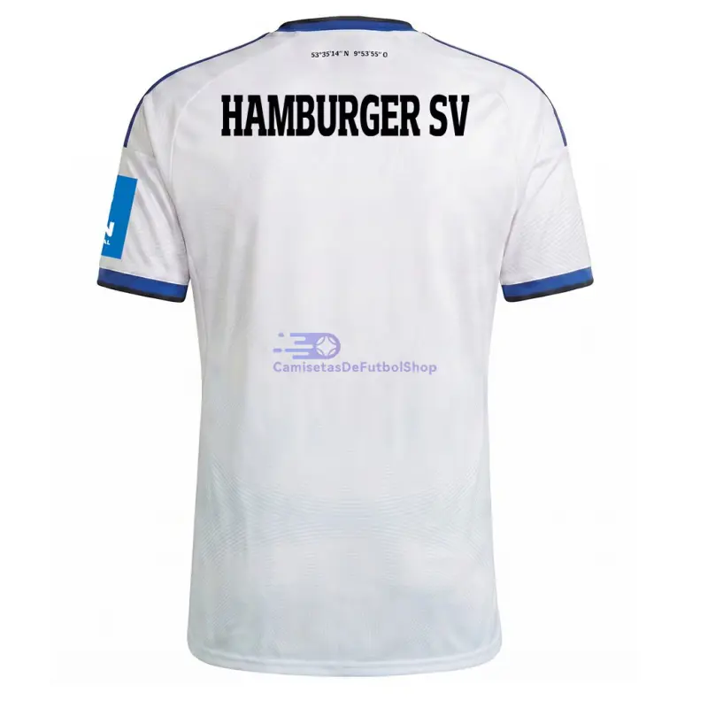 Camiseta Hamburger SV 2026/2027 1ª Equipación Blanco con Parche Bundesliga
