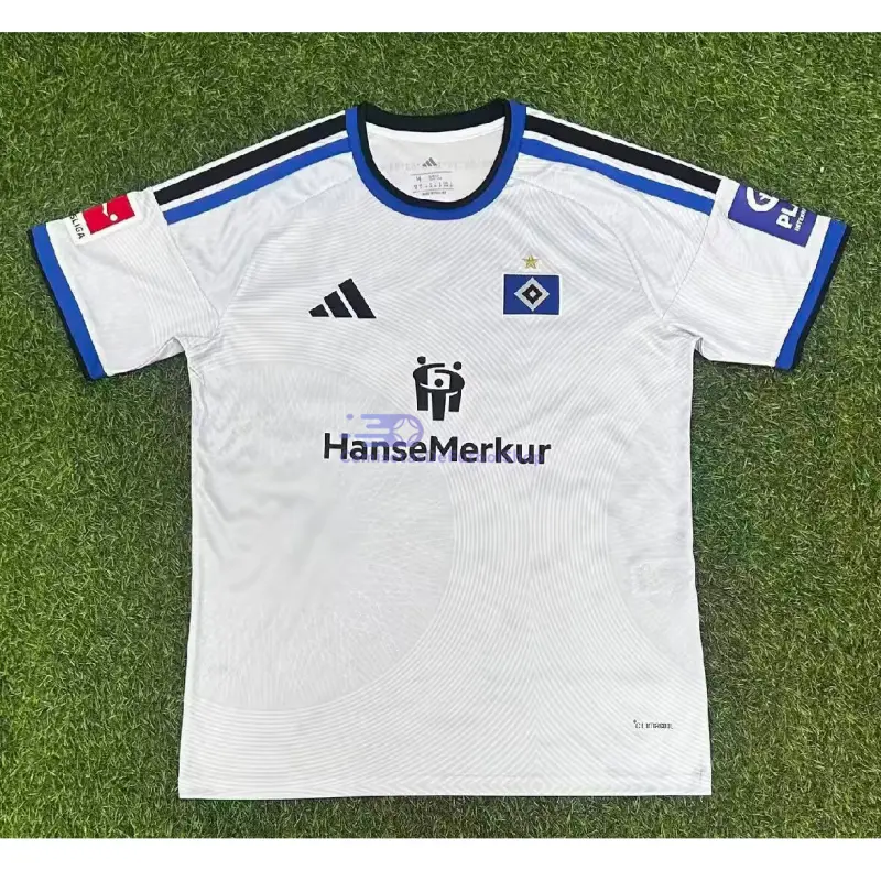 Camiseta Hamburger SV 2026/2027 1ª Equipación Blanco con Parche Bundesliga