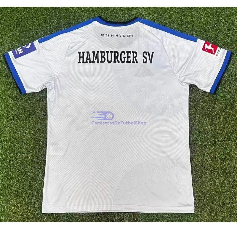 Camiseta Hamburger SV 2026/2027 1ª Equipación Blanco con Parche Bundesliga