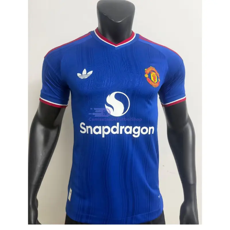 Camiseta Manchester United 2026/2027 2ª Equipación Azul (EDICIÓN JUGADOR)
