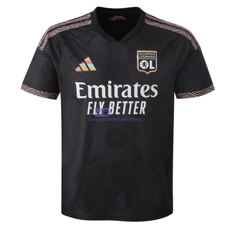 Camiseta Olympique De Lyon 2026/2027 3ª Equipación Negro
