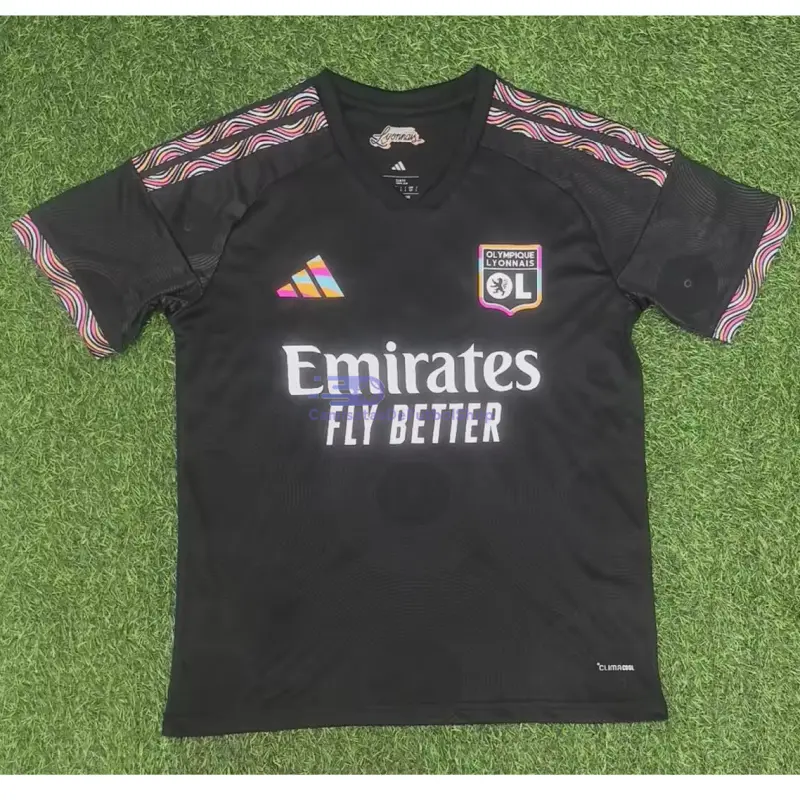 Camiseta Olympique De Lyon 2026/2027 3ª Equipación Negro