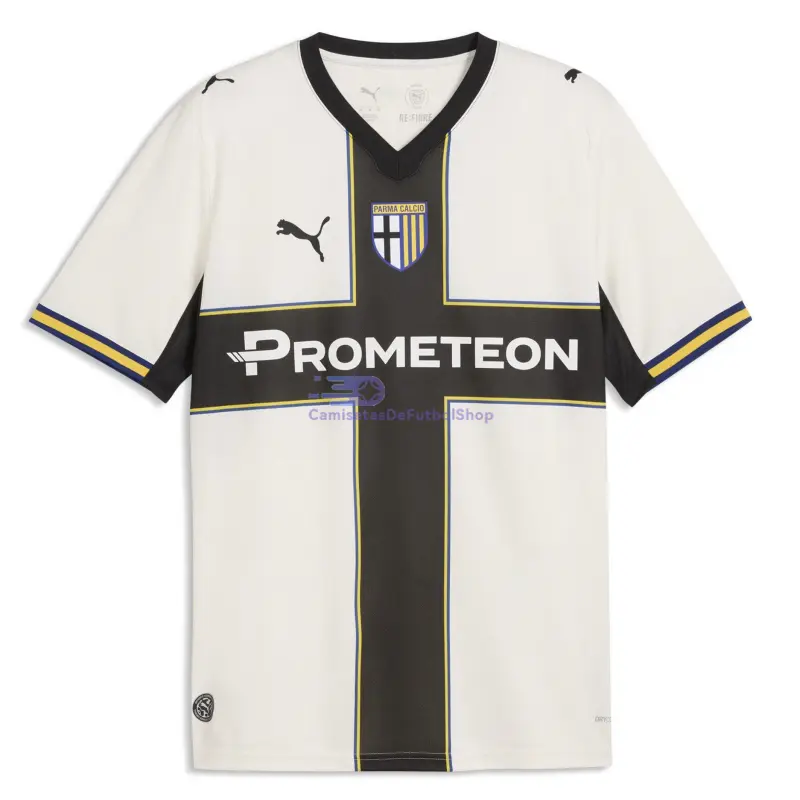 Camiseta Parma Calcio 2026/2027 1ª Equipación Blanco/Negro