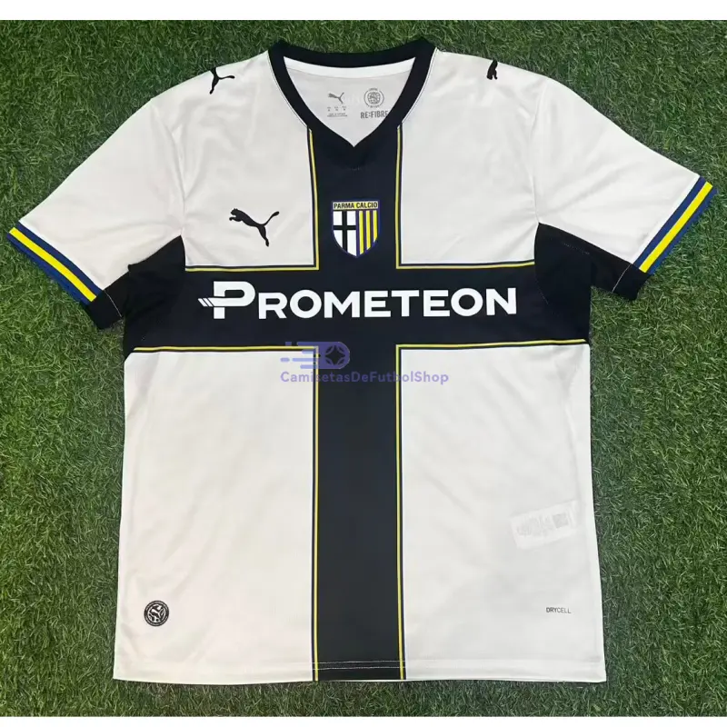 Camiseta Parma Calcio 2026/2027 1ª Equipación Blanco/Negro