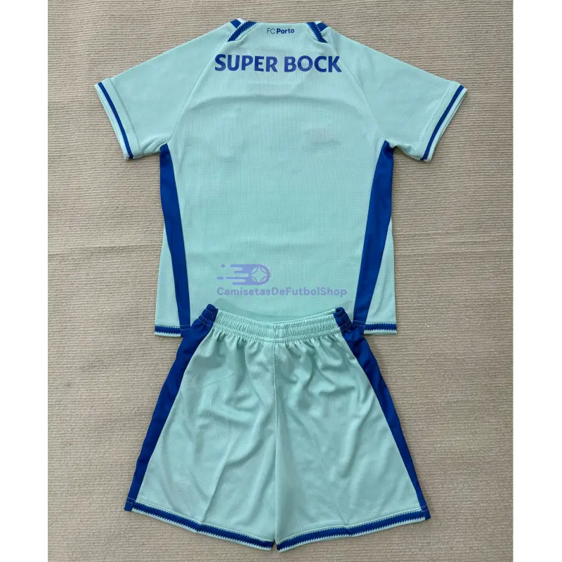Camiseta Porto 2026/2027 3ª Equipación Azul Cielo Niño Kit