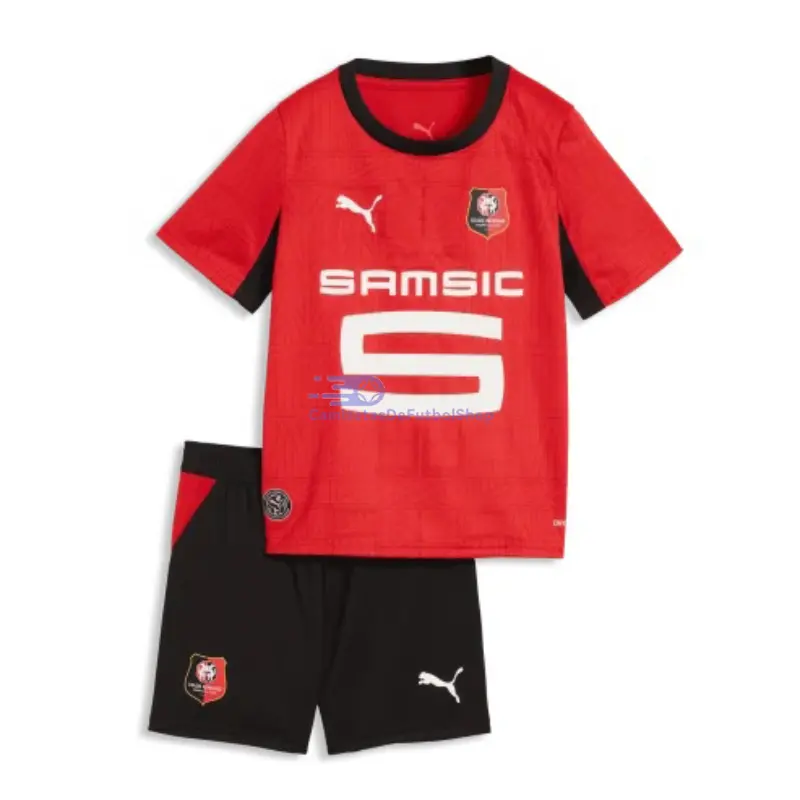 Camiseta Stade Rennais 2026/2027 1ª Equipación Rojo Niño Kit