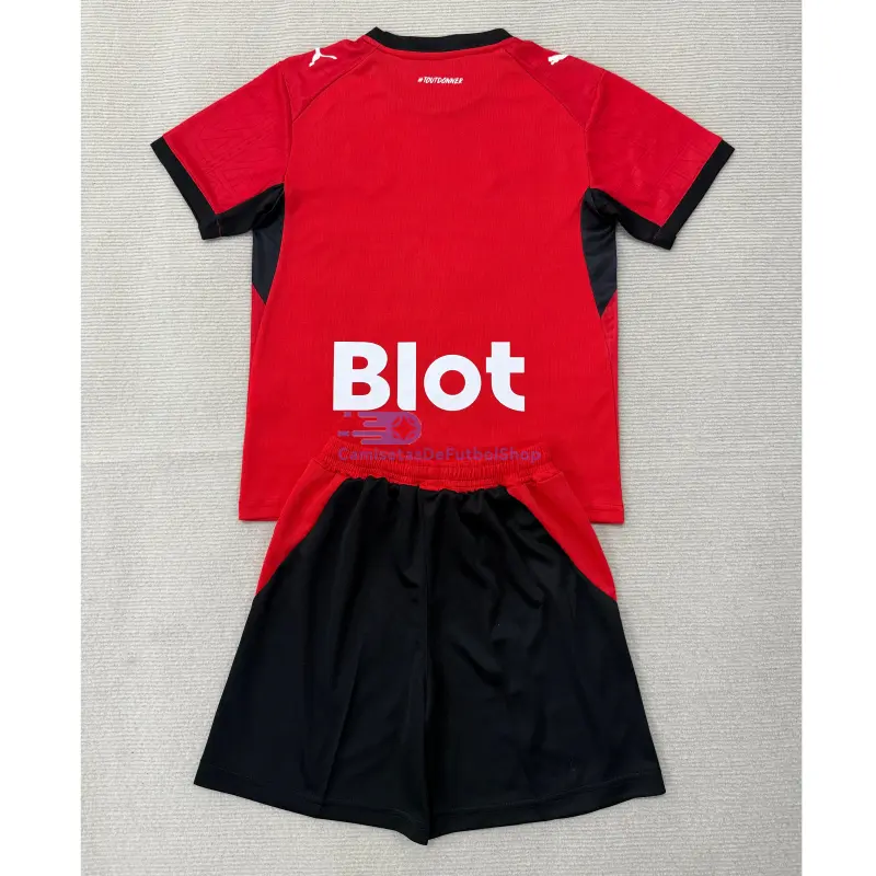 Camiseta Stade Rennais 2026/2027 1ª Equipación Rojo Niño Kit