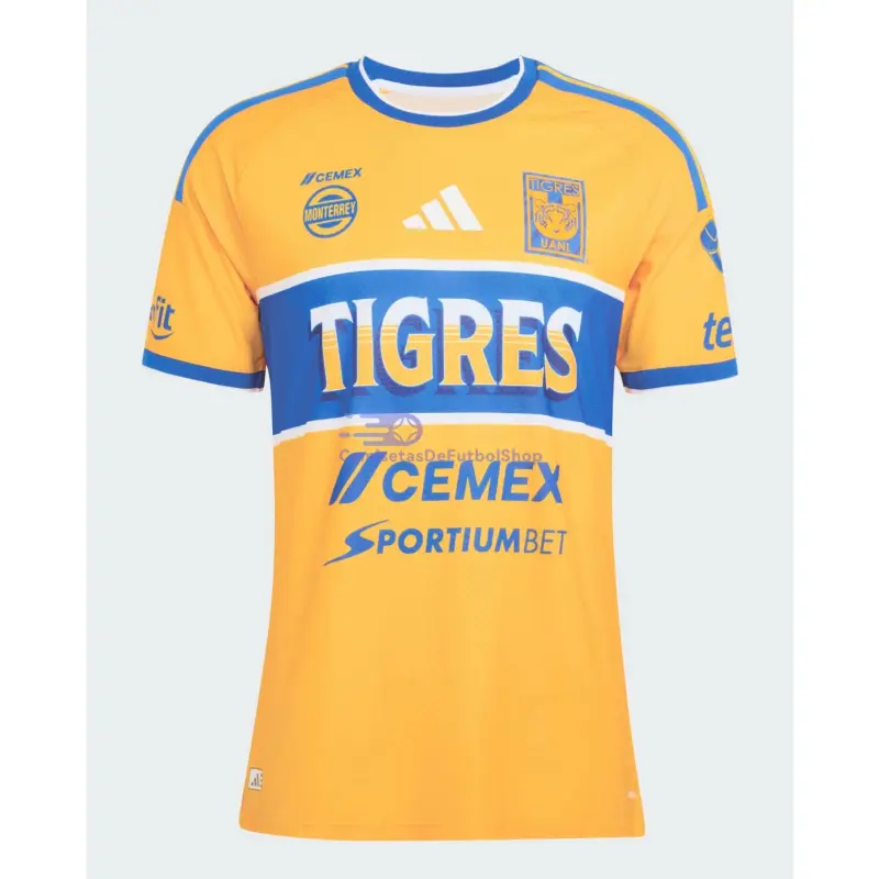 Camiseta Tigres UANL 2026/2027 1ª Equipación Amarillo
