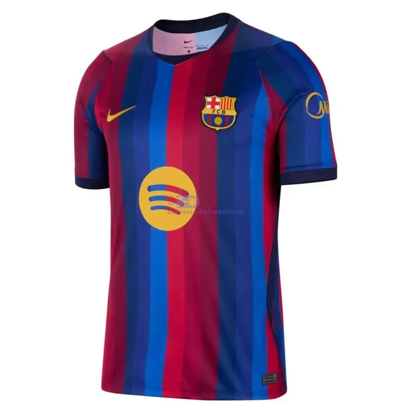 Camiseta CUBARSÍ  5 Barcelona 2026/2027 1ª Equipación Rojo/Azul con Parche UCL