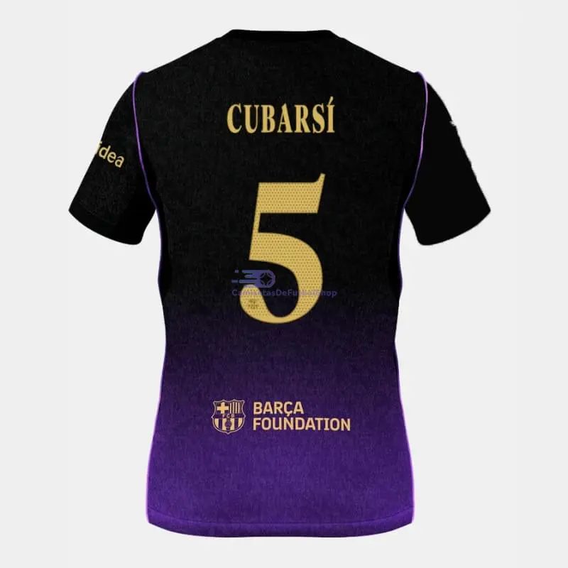 Camiseta CUBARSÍ 5 Barcelona 2026/2027 2ª Equipación Negro/Morado UCL