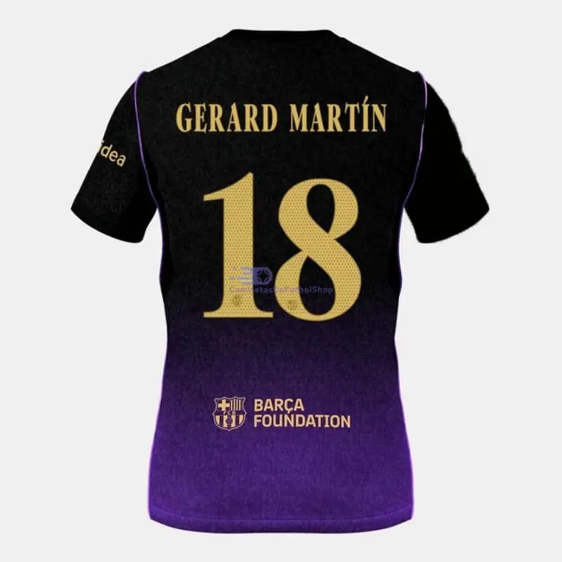 Camiseta GERARD MARTÍN 18 Barcelona 2026/2027 2ª Equipación Negro/Morado UCL
