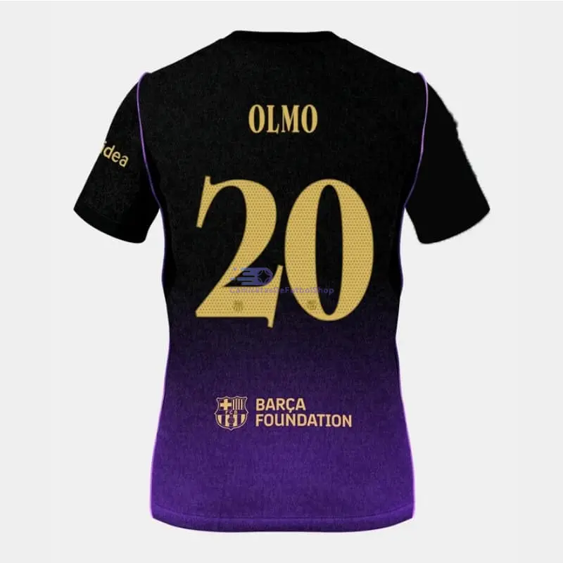 Camiseta OLMO 20 Barcelona 2026/2027 2ª Equipación Negro/Morado UCL