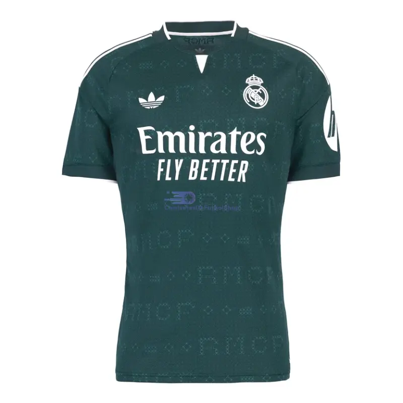 Camiseta HUIJSEN 4 Real Madrid 2026/2027 2ª Equipación Verde Oscuro con Parche HP
