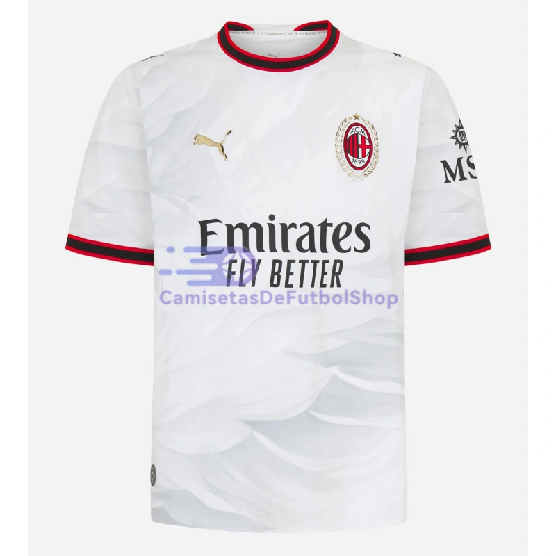 Camiseta AC Milan 2026/2027 2ª Equipación Blanco/Rojo