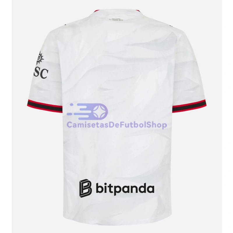Camiseta AC Milan 2026/2027 2ª Equipación Blanco/Rojo