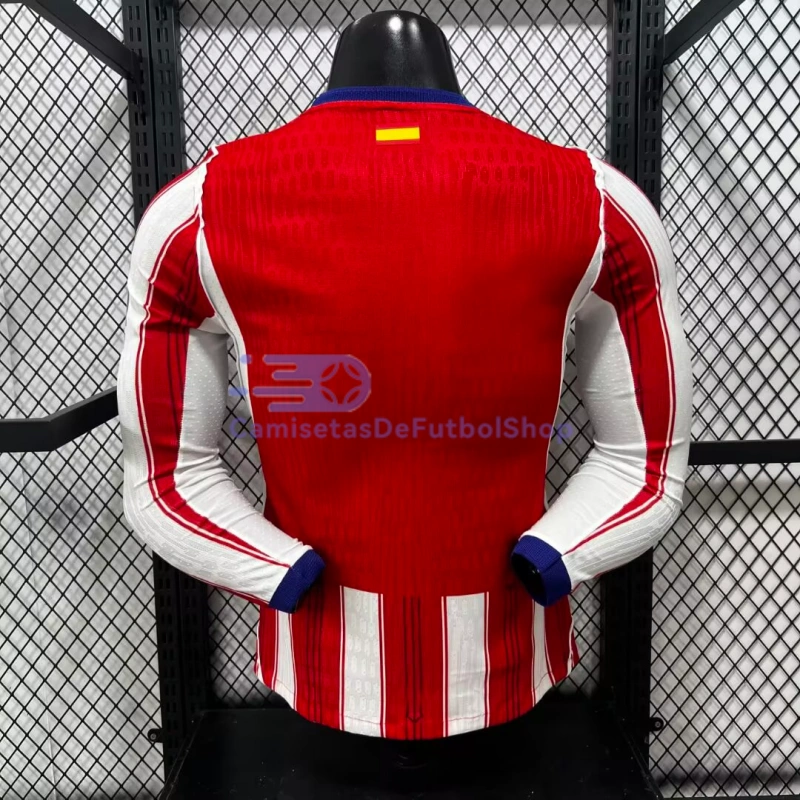 Camiseta Atlético de Madrid 2026/2027 1ª Equipación ML Rojo/Blanco (EDICIÓN JUGADOR)