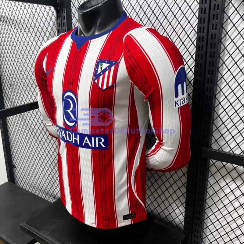 Camiseta Atlético de Madrid 2026/2027 1ª Equipación ML Rojo/Blanco (EDICIÓN JUGADOR)