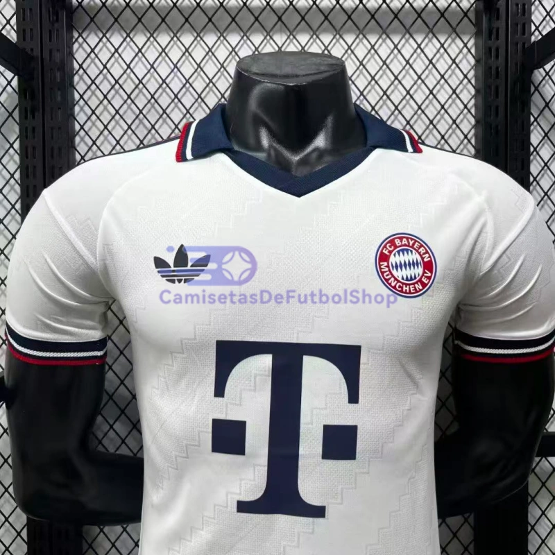 Camiseta Bayern Múnich 2026/2027 2ª Equipación Blanco (EDICIÓN JUGADOR)
