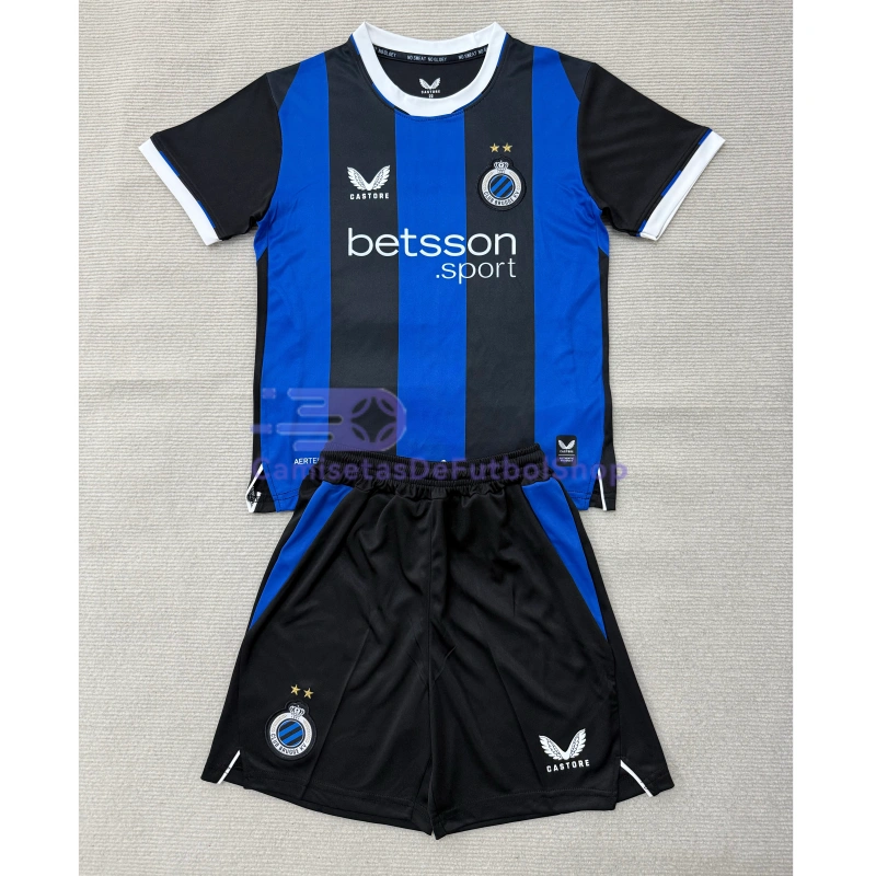 Camiseta Brujas 2026/2027 3ª Equipación Azul/Negro Niño Kit