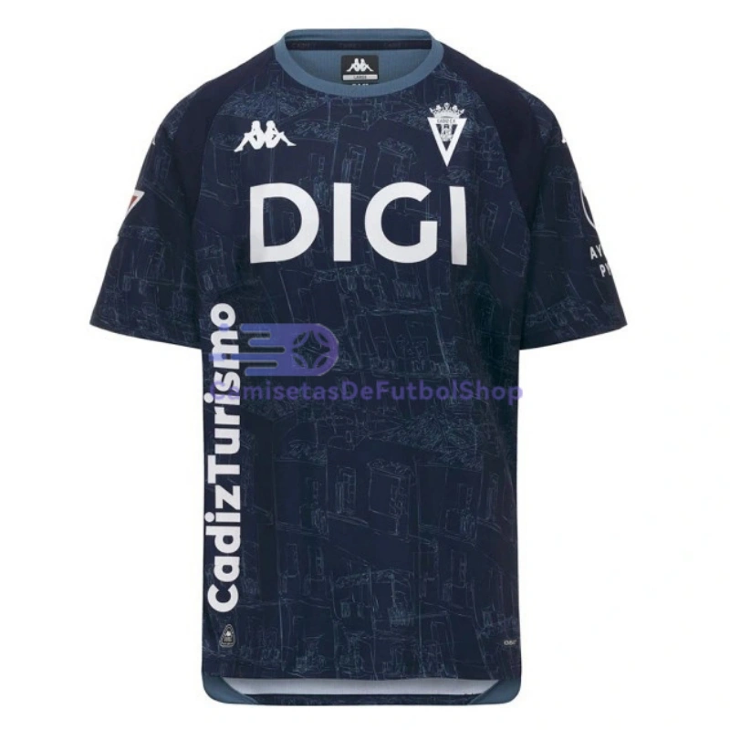Camiseta Cadiz 2026/2027 2ª Equipación Azul con Parche La Liga