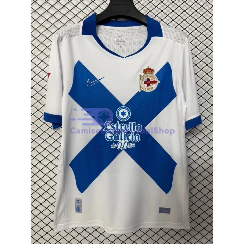 Camiseta Deportivo de La Coruña 2026/2027 3ª Equipación Blanco con Parche La Liga